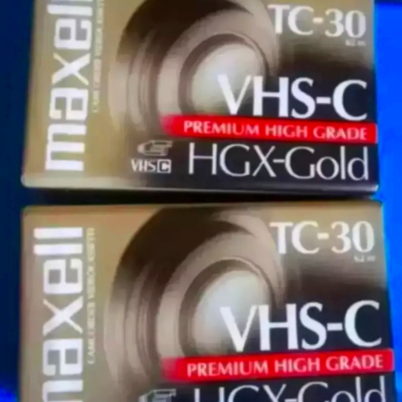 Maxell Other 2 Vhs C Camcorder Video Cassettes Poshmark